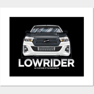Lowrider truck Posters and Art